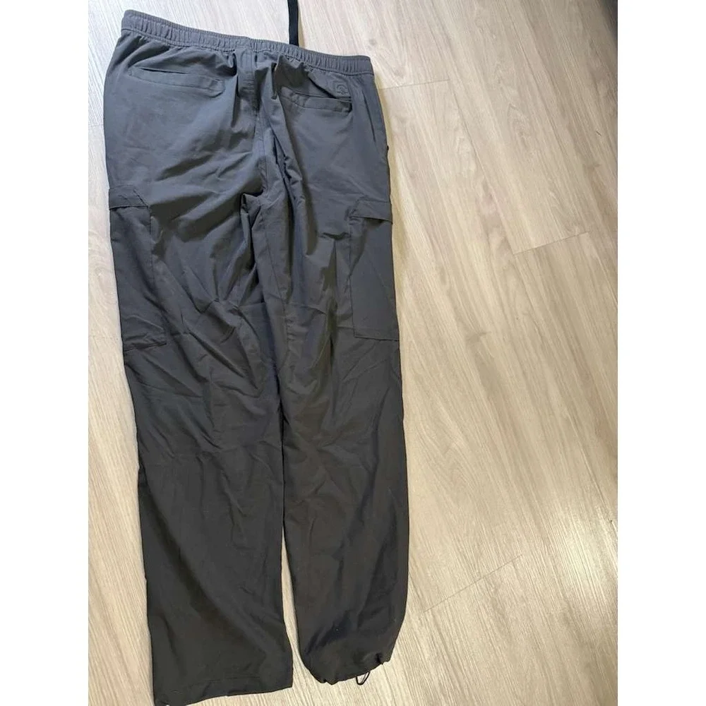 Polo Racquet Club Santa Barbara Mens Cargo Pants Size 2XL Gray Drawstring Waist
